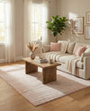 Luminara Sands Collection Area Rug - Elysium (Carnation Pink) Rectangle Carnation Pink  lifestyle 5