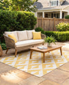 Urban Oasis Rugs Collection Area Rug -  Highrise (Yellow) Rectangle Yellow  lifestyle 13