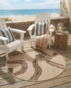 Seaside Haven Rugs Collection Area Rug -  Dunes Round Beige  lifestyle 77