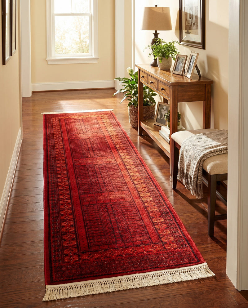 Samarkand Elegance Collection Area Rug -  Ark Runner Red  lifestyle 38