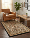 Savannah Sojourn Collection Area Rug -  Chobe Rectangle Light Brown  lifestyle 4