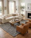 Sahara Berber Wool Collection Area Rug - Marrakesh Rectangle Silver Gray  lifestyle 36
