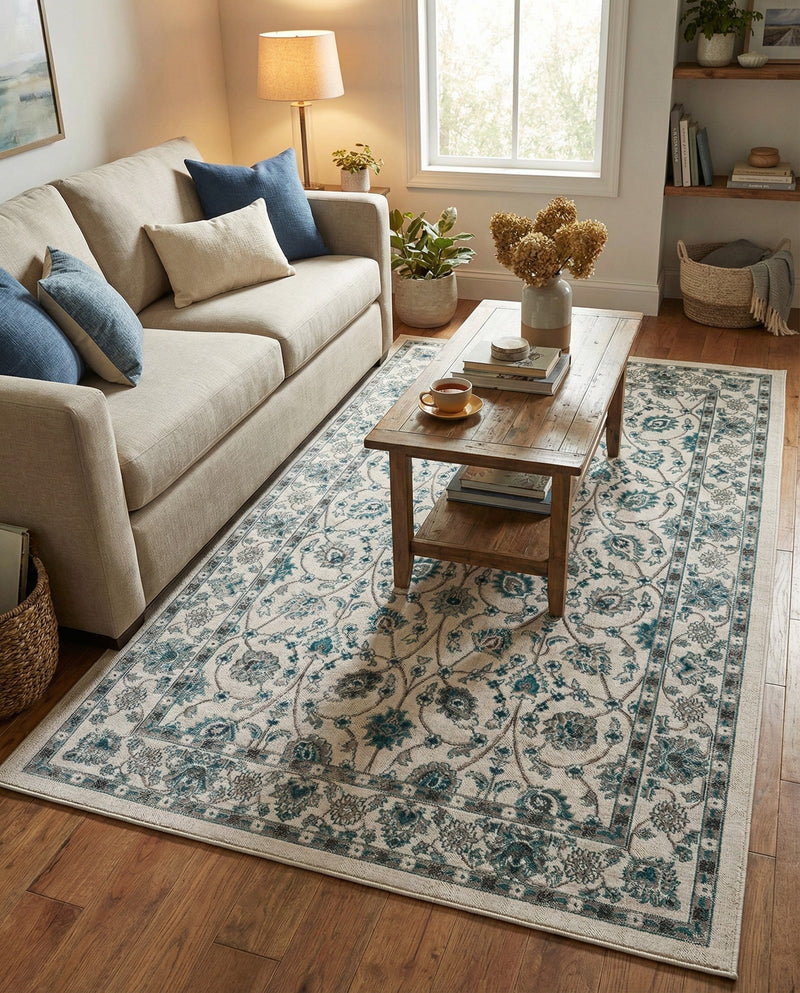 Copenhagen Comfort Collection Area Rug - Frederiksberg Rectangle Ivory  lifestyle 40