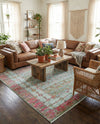 Caribbean Breeze Collection Area Rug -  Juniper Rectangle Blue  lifestyle 17