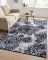 Riviera Elegance Collection Area Rug -  Monaco (Navy Blue) Rectangle Navy Blue  lifestyle 21