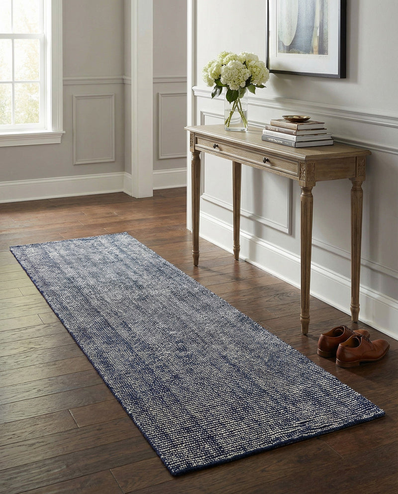 Berkshire Estate Collection Area Rug - Windsor (Blueberry) Runner Blueberry  lifestyle 66