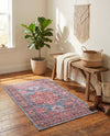 Zahara Oasis Collection Area Rug -  Fez Rectangle Blue  lifestyle 15