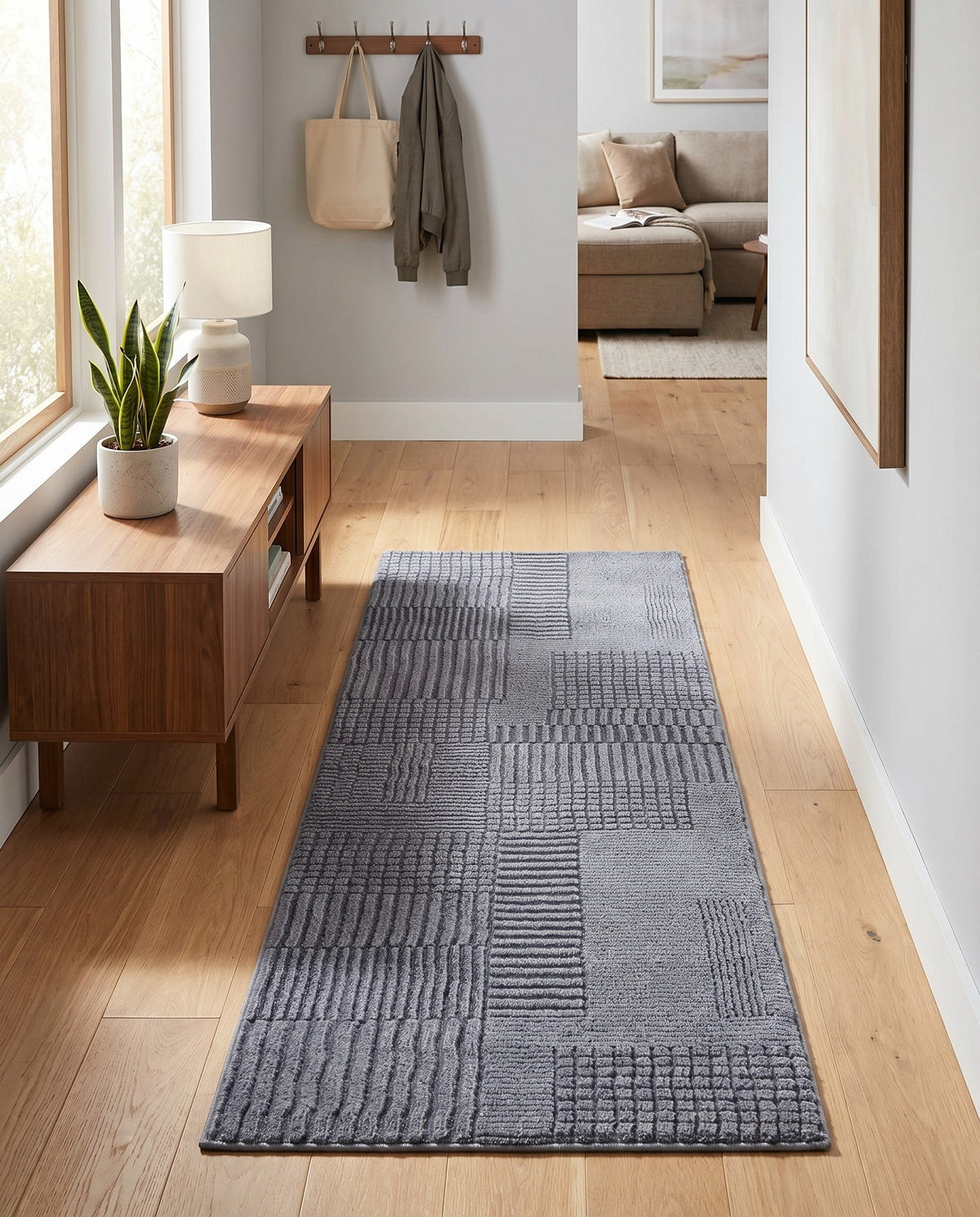 Haven Tapestry Collection Area Rug -  EnchantedGrove Runner Slate Blue  lifestyle 30