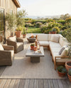 Seaside Serenity Collection Area Rug - Veranda (Beige) Rectangle Beige  lifestyle 39