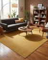 Soho Elegance Collection Area Rug - Chelsea (Gold) Rectangle Gold  lifestyle 12