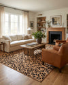 Savannah Sojourn Collection Area Rug -  Mara Rectangle Light Brown  lifestyle 17