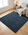Alpine Plush Collection Area Rug -  Cortina (Marine Blue) Square Marine Blue  lifestyle 43