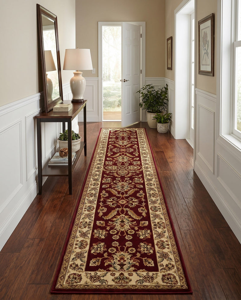 Jaipur Elegance Collection Area Rug -  Jantar Runner Red  lifestyle 67