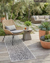 Urban Oasis Rugs Collection Area Rug -  Terrace (Black) Runner Black  lifestyle 75