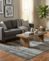 Studio Haven Collection Area Rug -  Gallery (Dark Gray) Rectangle Dark Gray  lifestyle 35