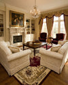 Versailles Elegance Collection Area Rug -  Vincennes Rectangle Red  lifestyle 49