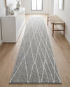 Cozy Haven Shag Collection Area Rug - Serenity (Cloud Gray) Runner Cloud Gray  lifestyle 63