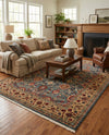 Chelsea Elegance Collection Area Rug -  Osterley Rectangle Blue  lifestyle 84