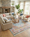 Caribbean Breeze Collection Area Rug -  Vieques Rectangle Light Blue  lifestyle 44