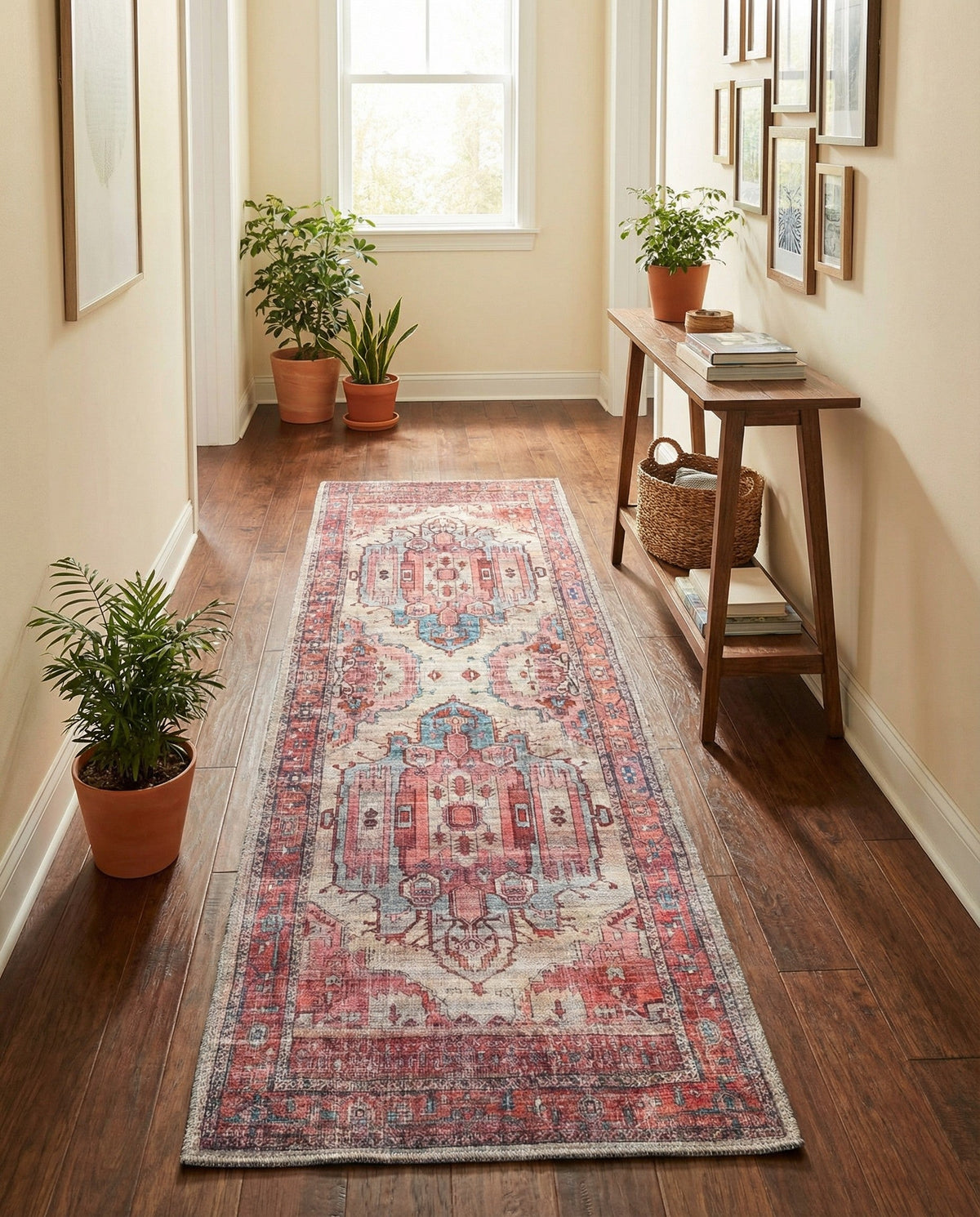 Zahara Oasis Collection Area Rug - Sahara Runner Beige  lifestyle 168