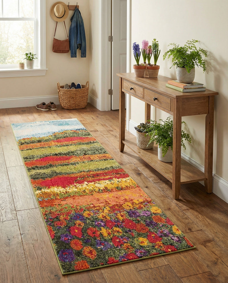 Marrakesh Elegance Collection Area Rug -  Taliouine Runner Multi  lifestyle 64
