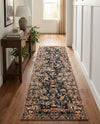 Neptune Elegance Collection Area Rug -  Galatea (Black) Runner Black  lifestyle 27