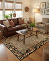 Savannah Sojourn Collection Area Rug -  Moremi Rectangle Cream  lifestyle 21