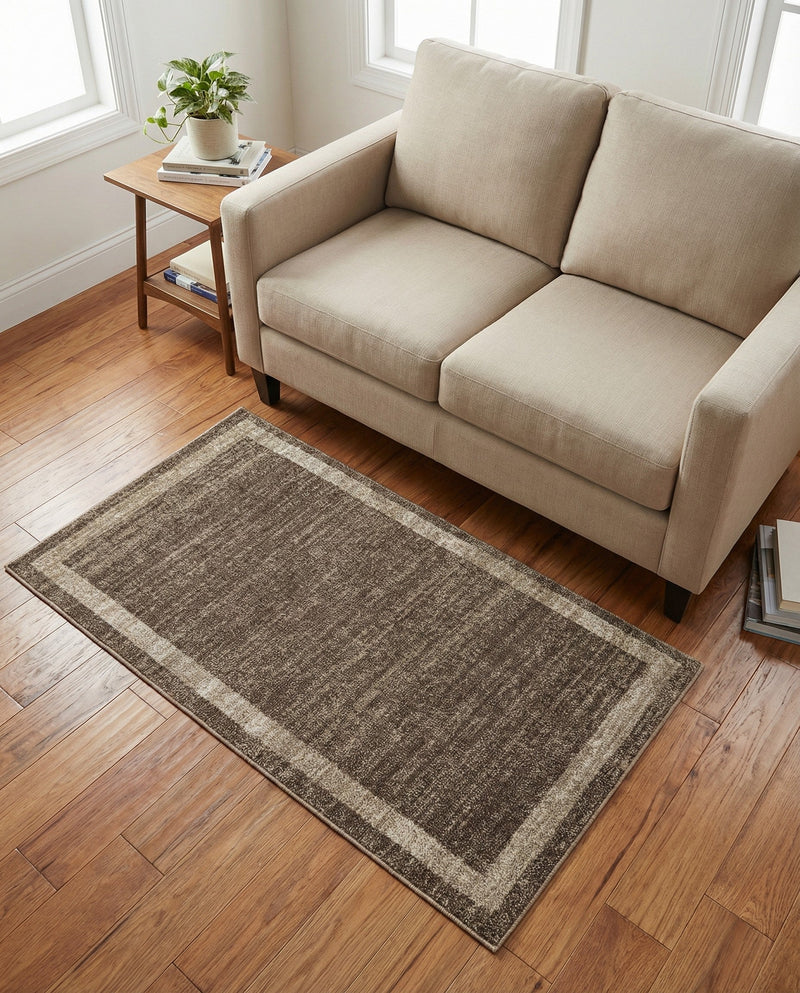 Studio Haven Collection Area Rug -  Alcove (Light Brown) Rectangle Light Brown  lifestyle 14