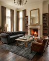 Berkshire Estate Collection Area Rug - Windsor (Blackberry) Rectangle Blackberry  lifestyle 21