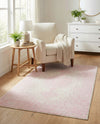 Dover Terrace Collection Area Rug - Marina (Pink) Rectangle Pink  lifestyle 15
