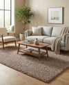 Eternal Plush Oasis Collection Area Rug -  Tranquility (Khaki) Rectangle Khaki  lifestyle 11