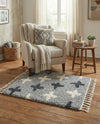 Cozy Cove Shag Collection Area Rug -  Driftwood Rectangle Light Gray  lifestyle 17