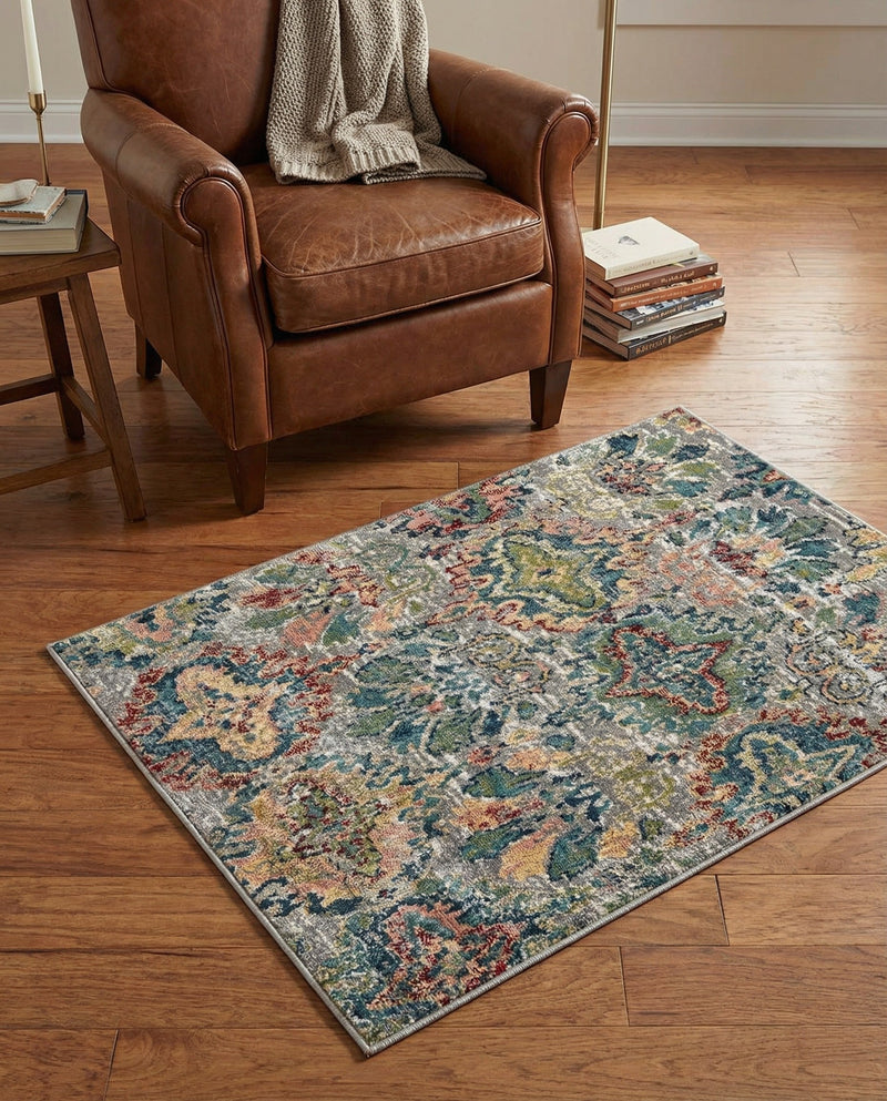 Savannah Elegance Collection Area Rug -  Forsyth Rectangle Multi  lifestyle 47