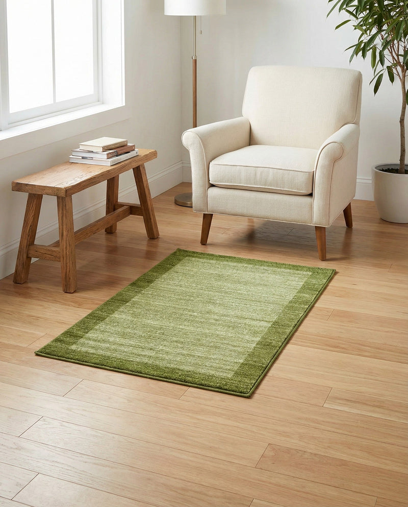 Studio Haven Collection Area Rug -  Conservatory (Light Green) Rectangle Light Green  lifestyle 26