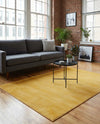 Soho Elegance Collection Area Rug - Chelsea (Gold) Rectangle Gold  lifestyle 18