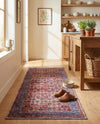 Zahara Oasis Collection Area Rug -  Meknes Runner Antique Pink  lifestyle 57