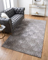 Hollywood Luxe Collection Area Rug -  Rodeo Rectangle Gray Silver  lifestyle 38