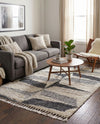 Cozy Cove Shag Collection Area Rug -  Tidewater Rectangle Gray  lifestyle 11