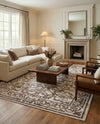 Sanctuary Retreat Collection Area Rug -  Retreat Rectangle Chocolate Brown  lifestyle 27