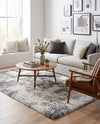 Cozy Haven Shag Collection Area Rug -  Tranquility (Smoke Gray) Rectangle Smoke Gray  lifestyle 12