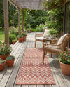 Savannah Pergola Collection Area Rug -  Pergola (Rust Red) Runner Rust Red  lifestyle 54
