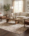 Andes Summit Collection Area Rug -  Merida Rectangle Dark Beige  lifestyle 6