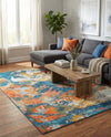 Colorburst Oasis Collection Area Rug -  Chroma Rectangle Multi  lifestyle 5
