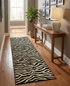 Savannah Sojourn Collection Area Rug -  Kilimanjaro Runner Black  lifestyle 50