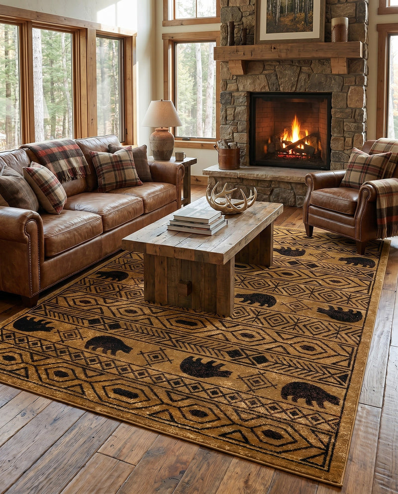 Frontier Trails Collection Area Rug -  Sedona Rectangle Cedar  lifestyle 42