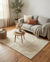 Lana Tasmanian Wool Collection Area Rug - Freycinet Rectangle Ivory  lifestyle 11