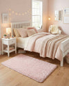 Eternal Plush Oasis Collection Area Rug -  Tranquility (Pink Lace) Rectangle Pink Lace  lifestyle 12