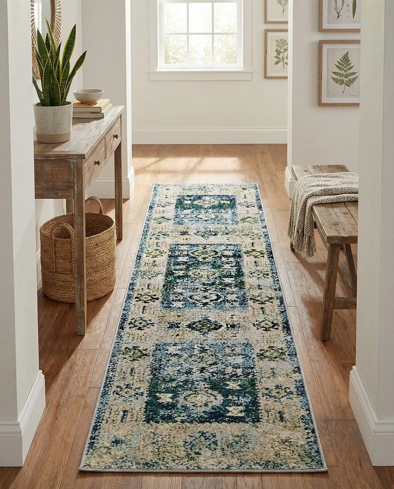 Sierra Collection Area Rug -  Sonoma Runner Green  lifestyle 71