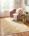 Hollywood Luxe Collection Area Rug -  Rodeo Rectangle White Gold  lifestyle 25