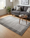 Studio Haven Collection Area Rug -  Conservatory (Light Gray) Rectangle Light Gray  lifestyle 23